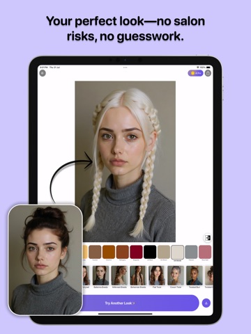 HairStyle: Hair Colour Changer iPad screenshot