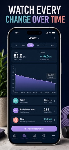 Body Measure: Weight & BMI Log iPhone screenshot
