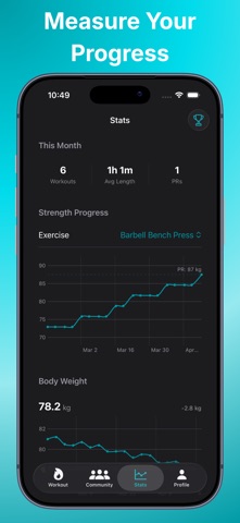 Baselyne - Gym Workout Planner screenshot