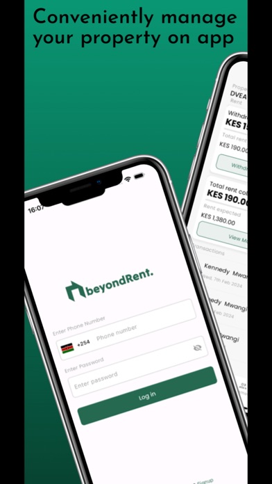 beyondRent. Screenshot