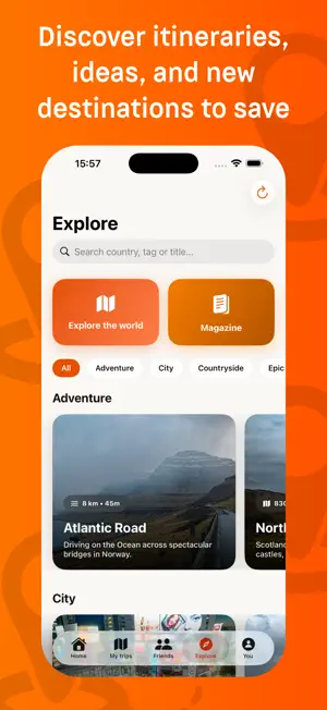 Stradaly: Road Trip Planner screenshot 2