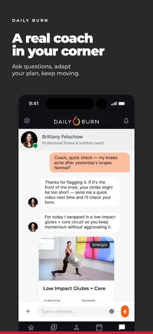 Daily Burn: Home Workouts screenshot 2