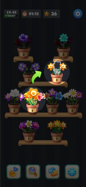 Everbloom Sort - Flower Puzzle screenshot 3