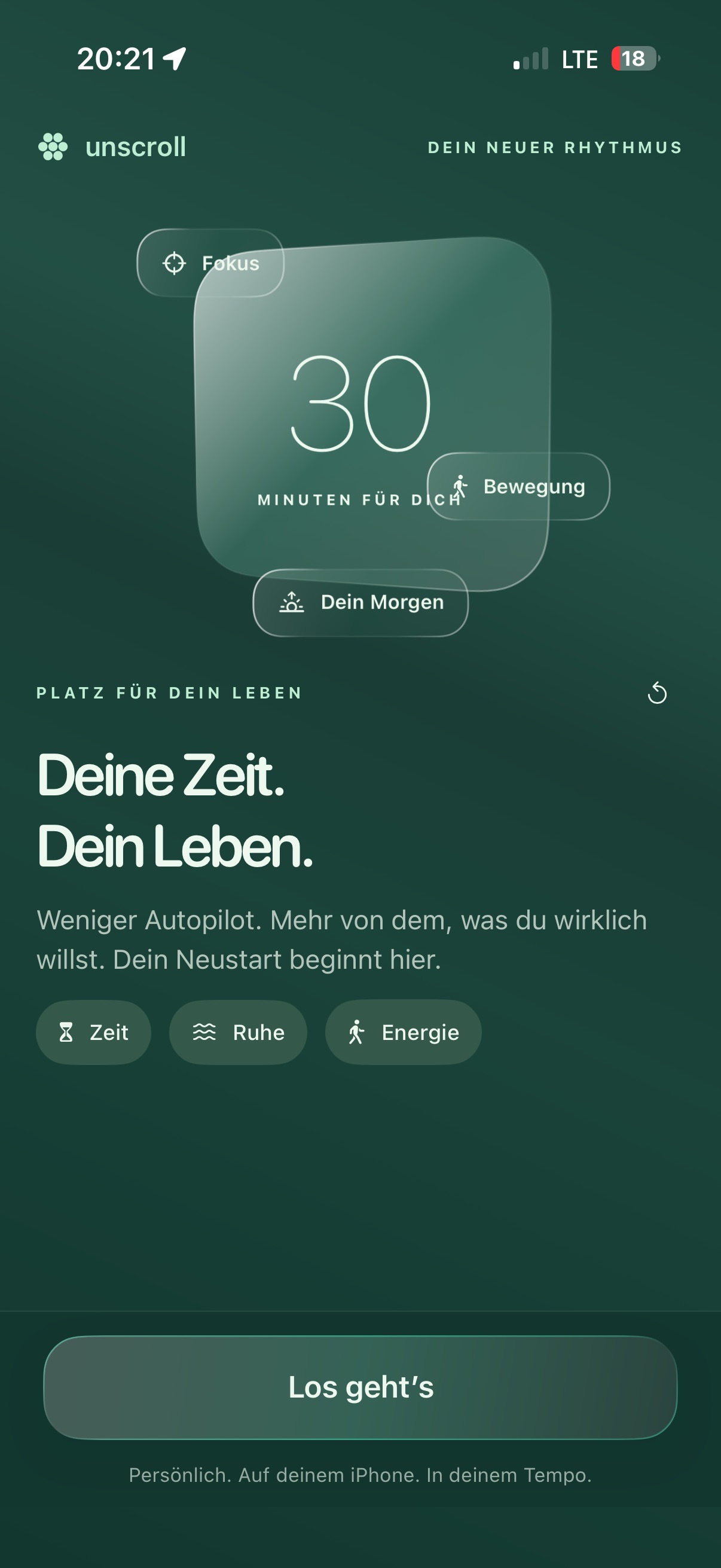 Screenshot 4 of Unscroll: Move More