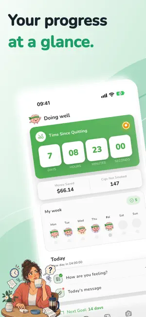 Stop Smoking: Quit Tracker screenshot 2