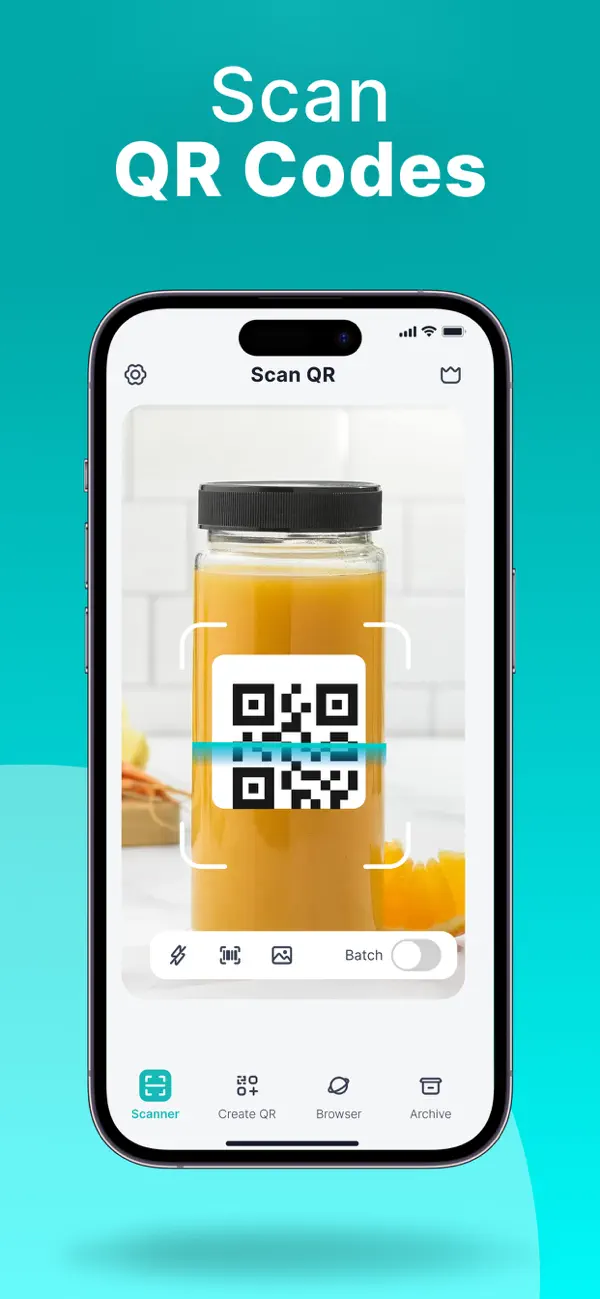 #1. QR Code Reader & Scanner・ (iOS) Podle: Hau Nguyen