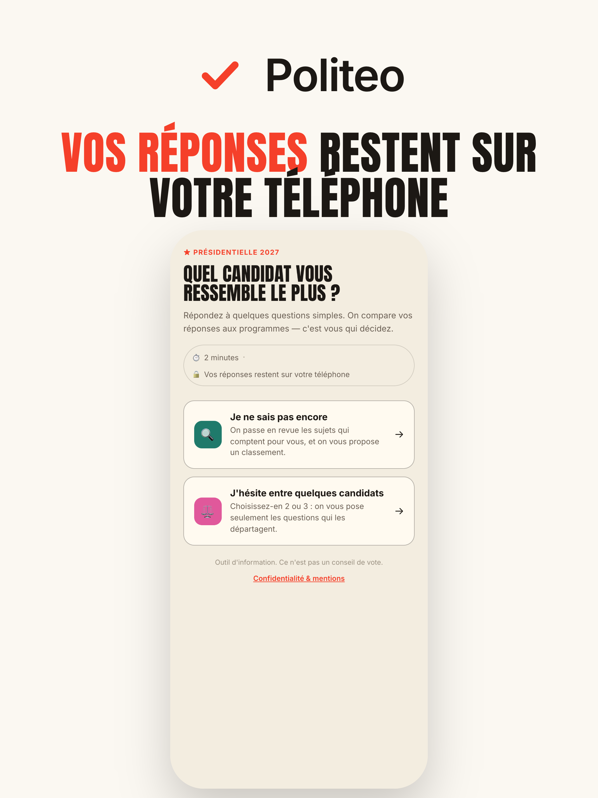 Politeo · Présidentielle 2027 screenshot 8