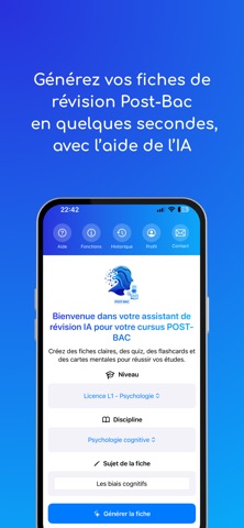 Fiches PostBAC IA screenshot