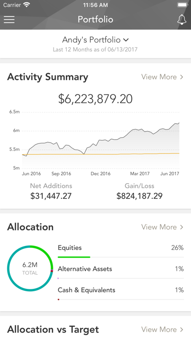 Black Diamond Wealth Platform Screenshot