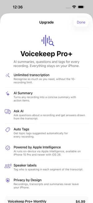 Voicekeep screenshot 4