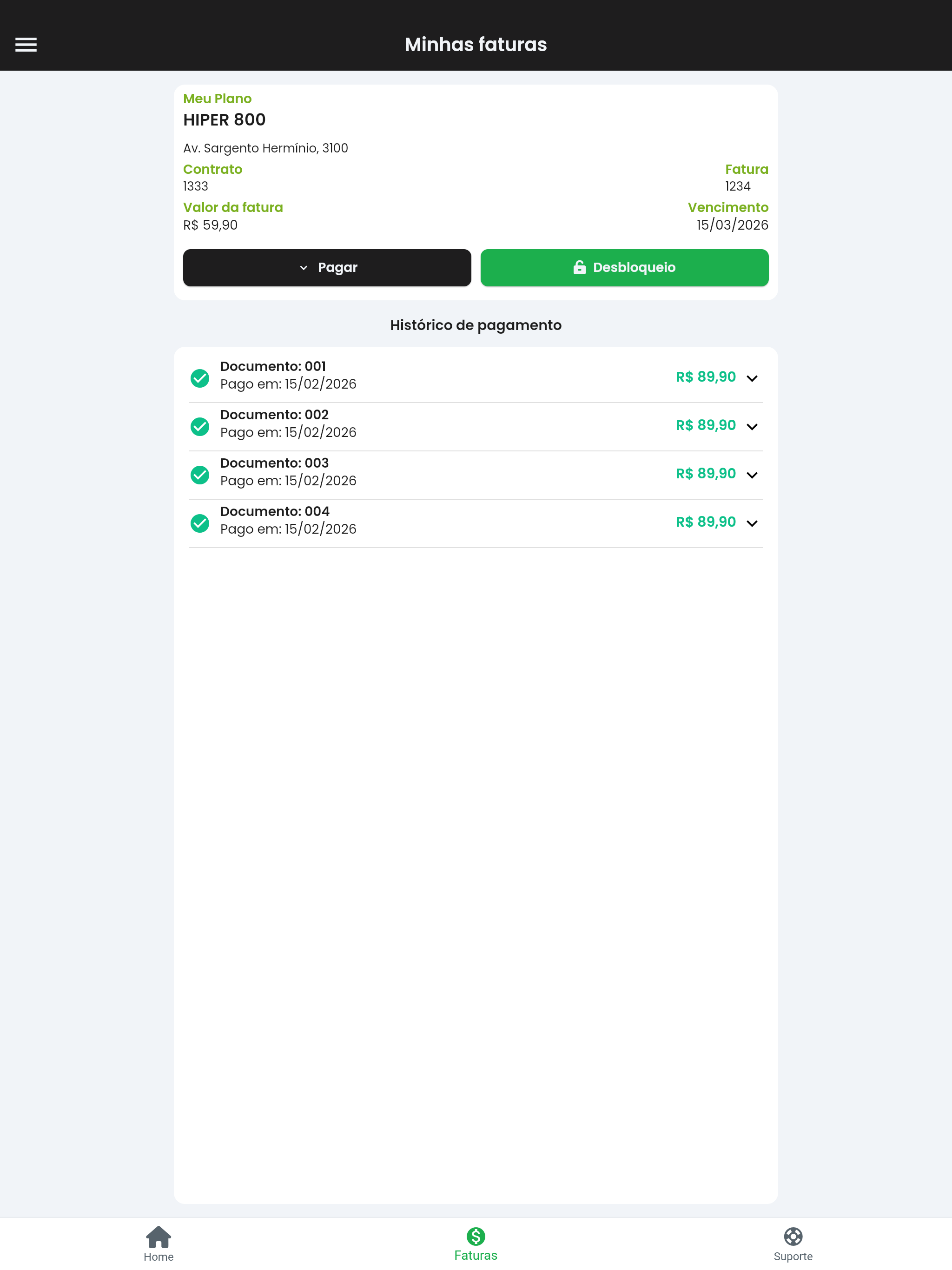 Hiper Fibra screenshot 9