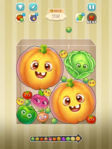 Pumpkin Magic - Drop & Merge iPad screenshot