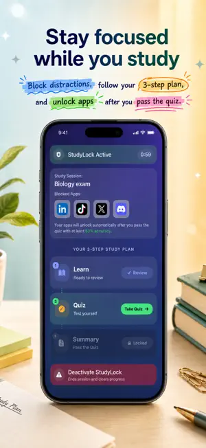 StudyLock: Block Distractions screenshot 4