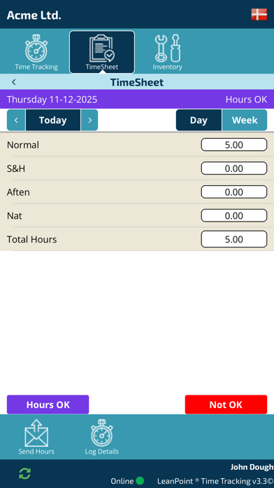App screenshot