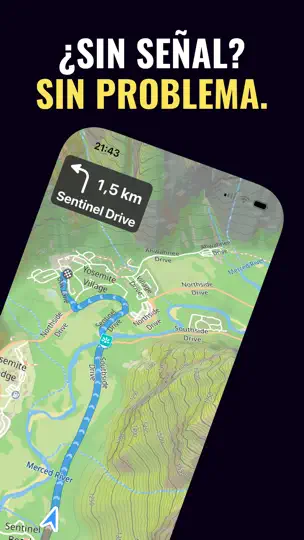 Captura de pantalla de Guru Maps Pro — Mapas Offline en iPhone 2