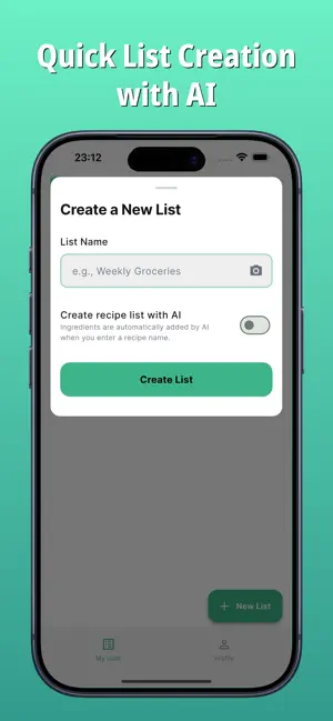 ShopListy: AI Shopping List screenshot 1