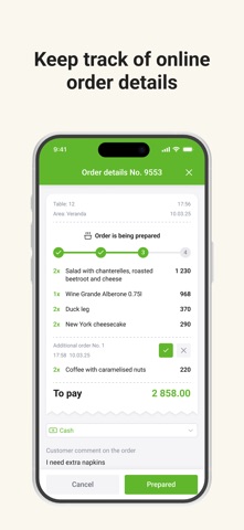 RestoApp Biz iPhone screenshot