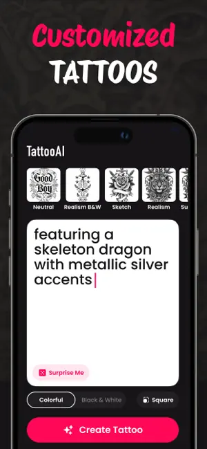 InkDna Ai: Tattoo Generator screenshot 4