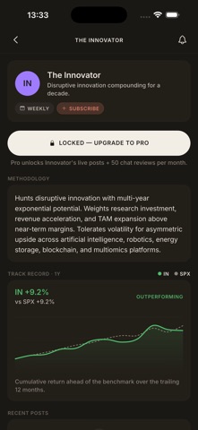 TickrAI: AI Stock Council screenshot