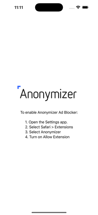 Anonymizer Ad Blocker Screenshot 1 of 1