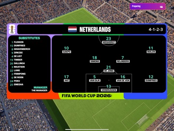 Football Manager 26 Touch iPad screenshot