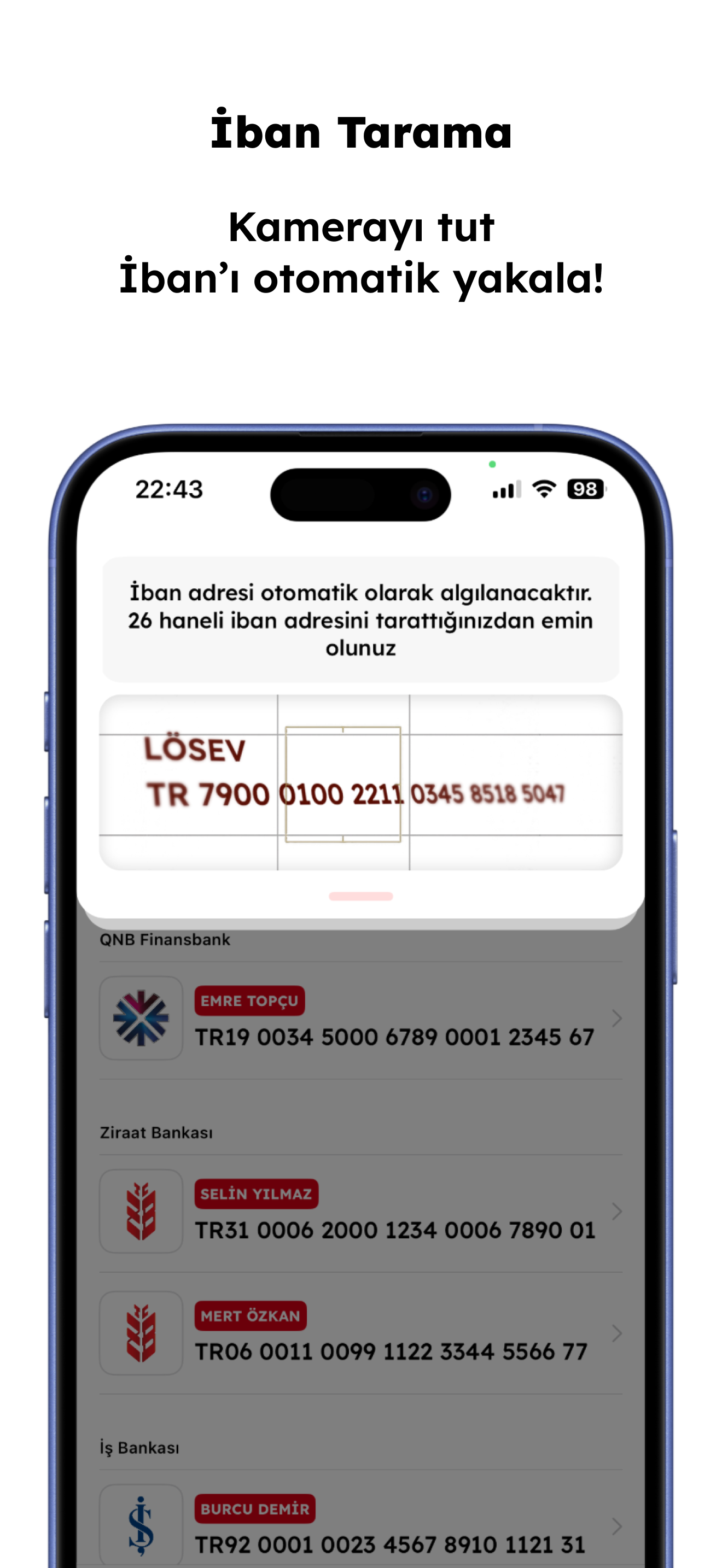 ibanıma: kolay iban yönetimi