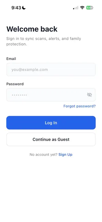 Safely — AI Scam Detector screenshot 1