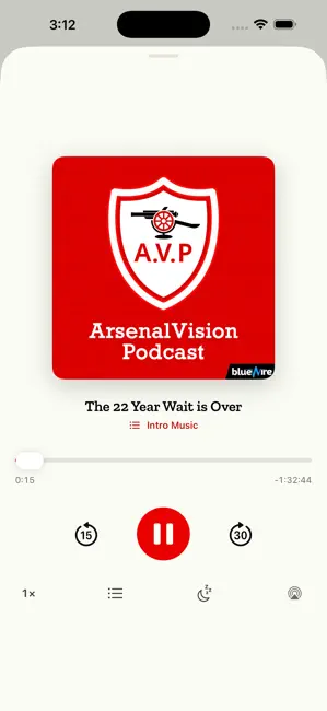 ArsenalVision Podcast iPhone screenshot 4