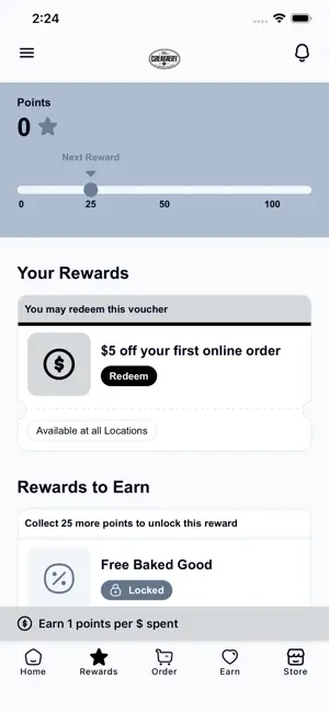 The Creamery Rewards App screenshot 2