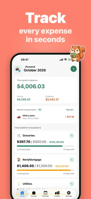 WeStash: Budget & Savings screenshot 1