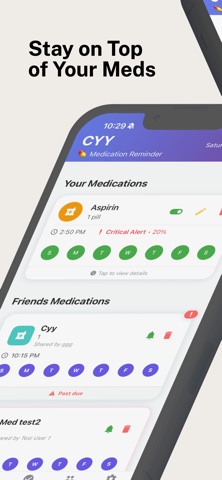 CYY - Medication Reminder Screenshot 1 of 5