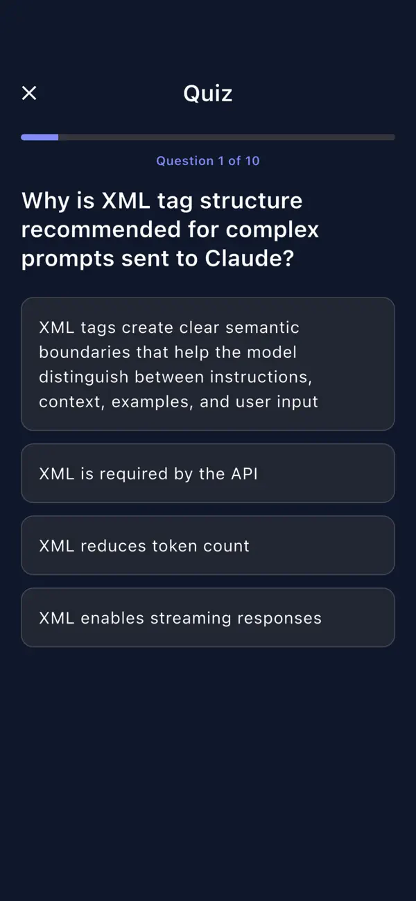 Screenshot #3 pour Claude Code Architect Exam