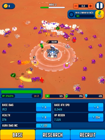 Space Base Idle Tower Defense
