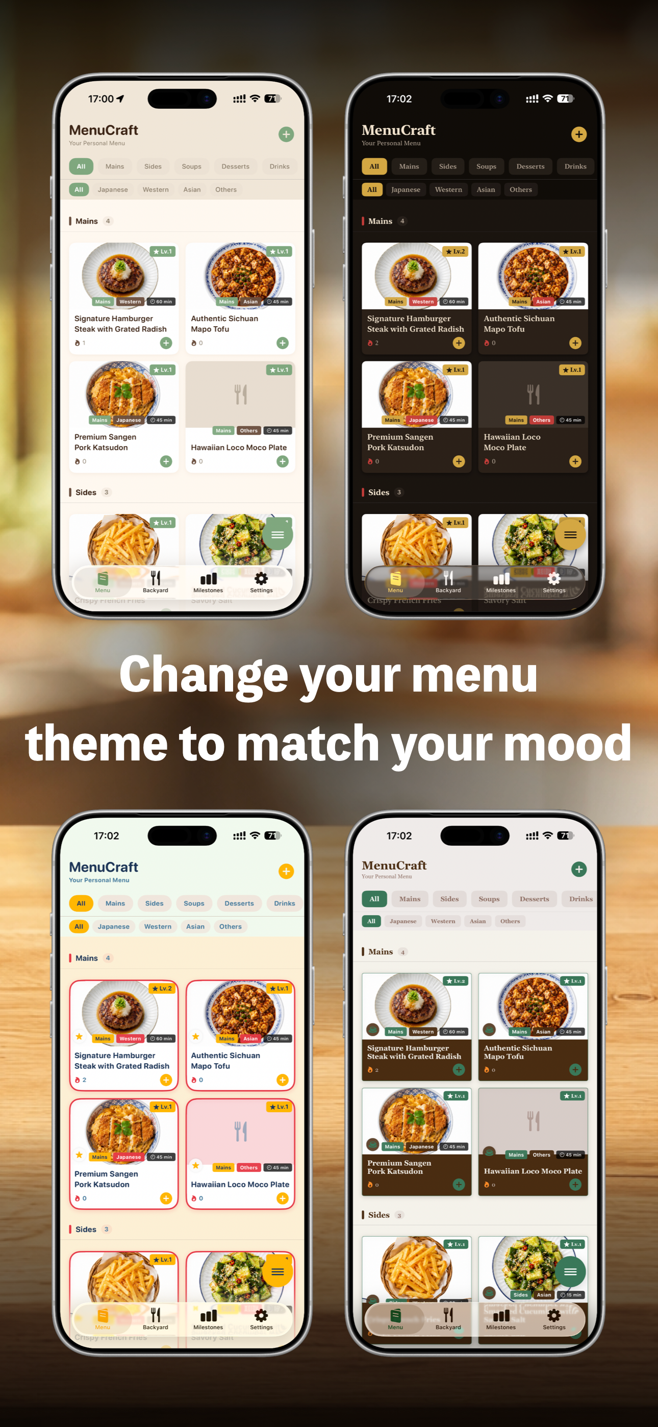 MenuCraft : Your Recipe Binder