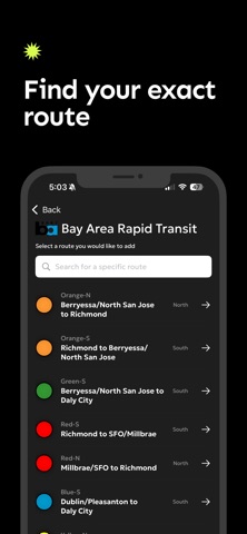 Commuter Bay Area | Transit iPhone screenshot