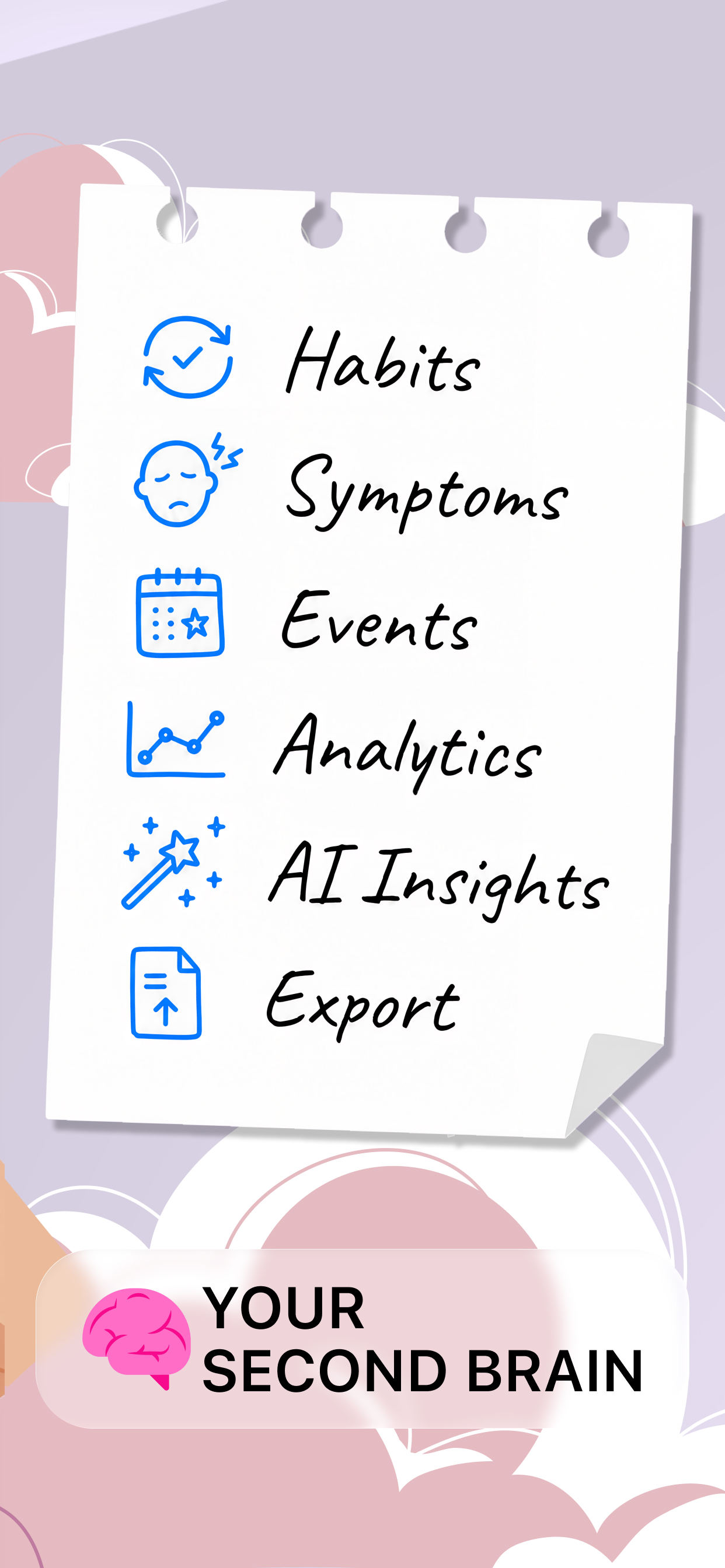 Veks: Symptom & Event Tracker screenshot 2