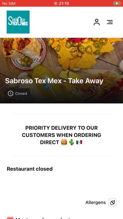 Sabroso Tex Mex - Take Away