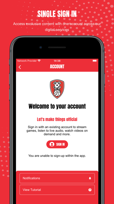 Rotherham United FC iPhone screenshot 7 - Sports app
