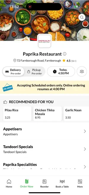 Paprika Restaurant. screenshot 4