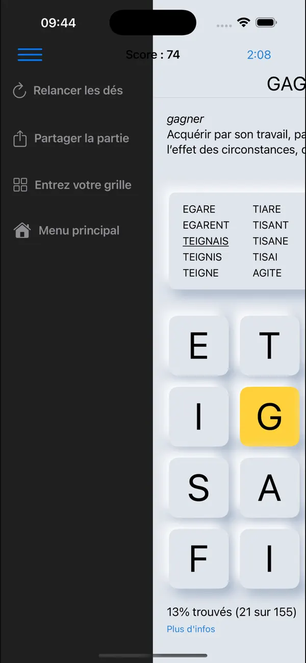 Screenshot #3 pour Moggle – Grilles à partager