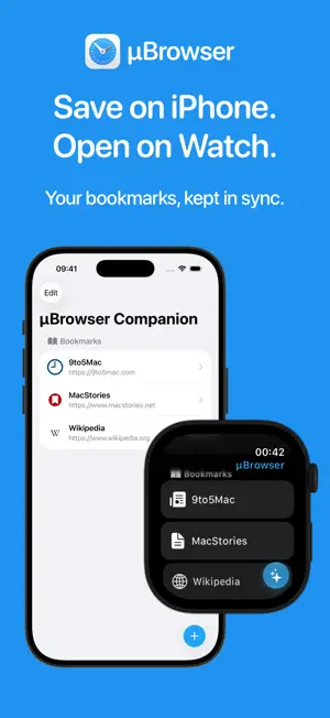 µBrowser: Watch Web Browser screenshot 3