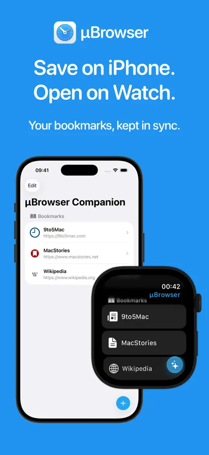 µBrowser: Watch Web Browser ekran görüntüsü 3 / 4