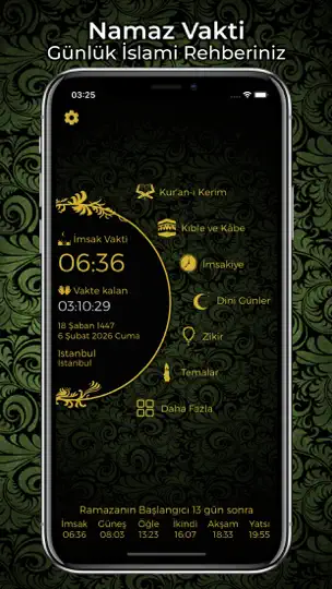 Namaz Vakti: Ezan Muslim Pro iPhone Ekran Görüntüsü 1