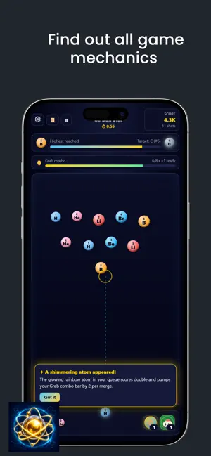 Atomic Fusion Rush screenshot 2