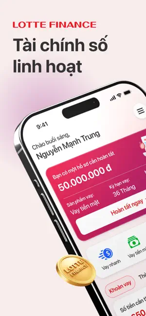 LOTTE Finance – Tài chính Số iPhone screenshot 1