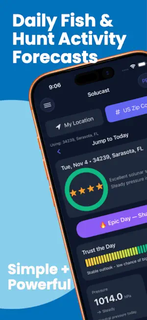 Solucast Fish & Hunt Forecast screenshot 1