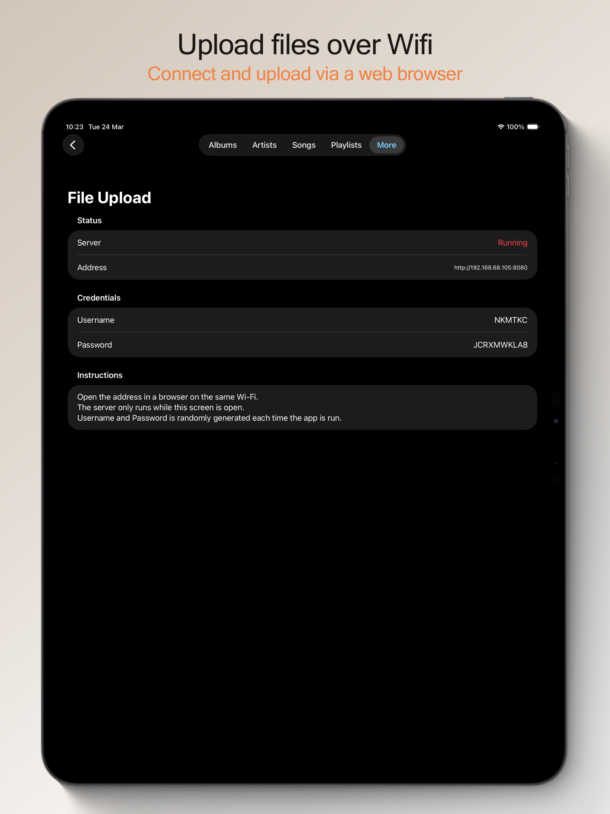 Off-Grid Music Player screenshot 10