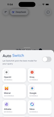 SwitchAi – Multi-AI App screenshot