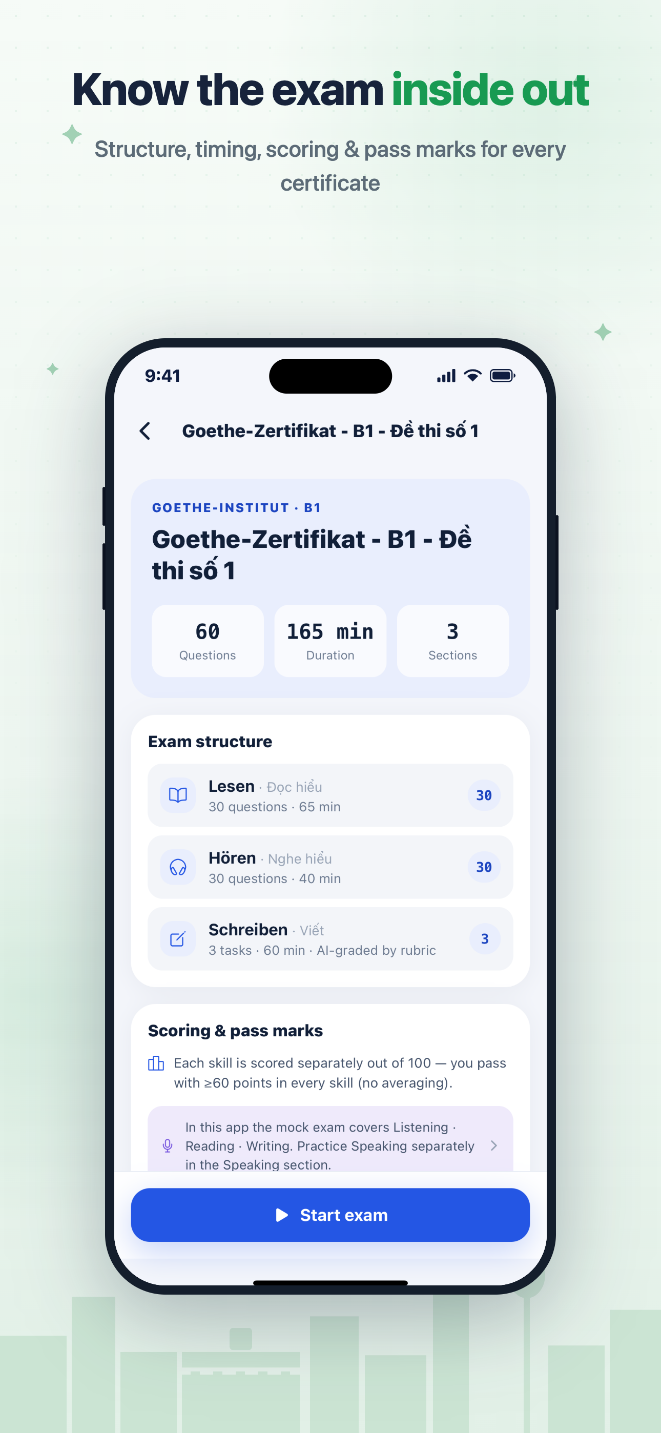 GermanTest: Exam Test A1 - B2 screenshot 4