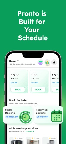 Pronto: House Help in Minutes App Store preview screenshot 3